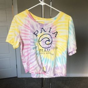 Tie Dye Paia Maui, Hawaii T Shirt; Size M